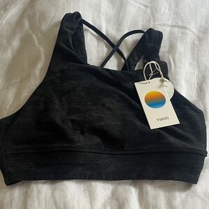 Vuori Charcoal Sports Bra